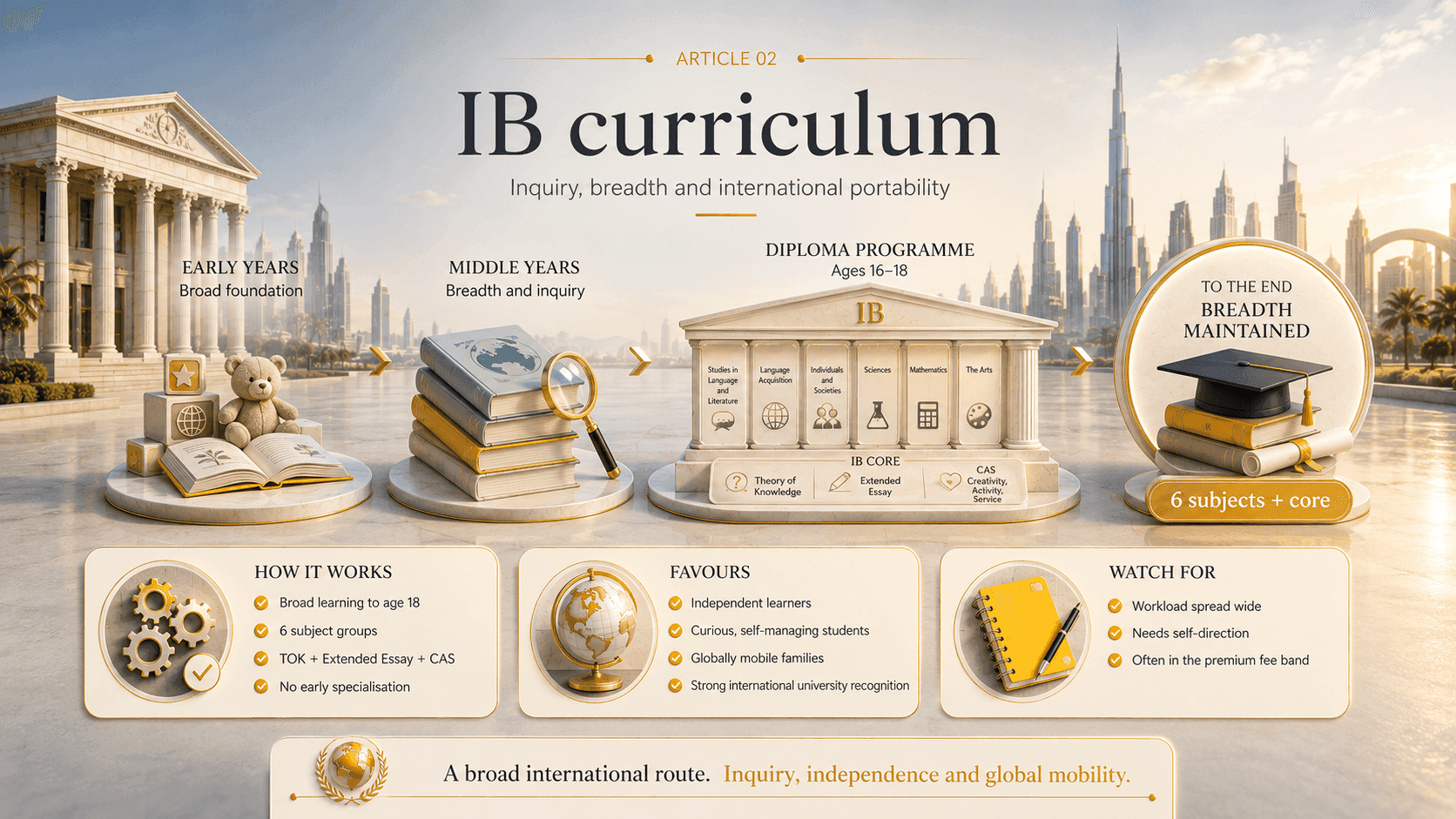 The IB route: inquiry, breadth and the Diploma Programme